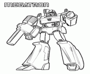 Printable megatron transformers 2  coloring pages